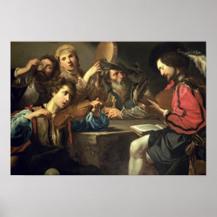 Een muziekverzamelaar poster