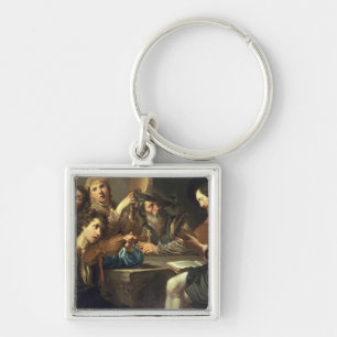 Een muziekverzamelaar sleutelhanger