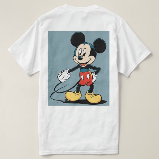 Een muzikaal avontuur met Mickey Muse T-shirt (Design achterkant)