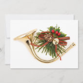 Een muzikaal ornament van instrumentenKerstmis Feestdagenkaart (Voorkant)