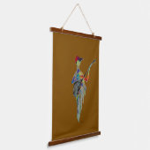 Een muzikale impressie hangend wandkleed (Gebogen)