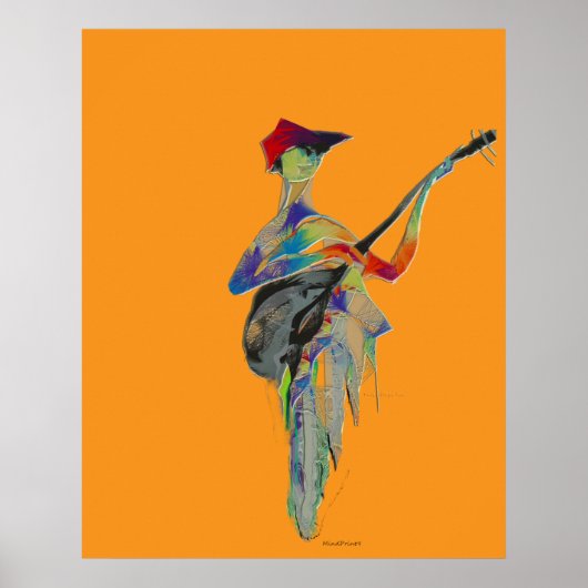 Een muzikale impressie poster (Voorkant)