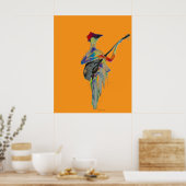 Een muzikale impressie poster (Keuken)