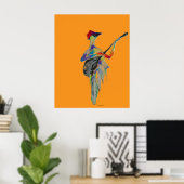 Een muzikale impressie poster (Thuiskantoor)