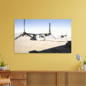 Een MV-22 Osprey vult midflight Canvas Afdruk (Insitu (Woonkamer))