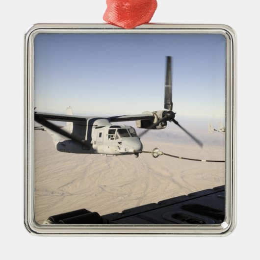 Een MV-22 Osprey vult midflight Metalen Ornament (Voorkant)