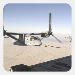Een MV-22 Osprey vult midflight Vierkante Sticker