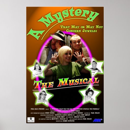 Een mysterie dat joden al dan niet aangaat poster (Voorkant)