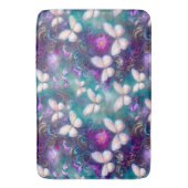 Een mysterie met een vlinderreeks, ontwerp 1 badmat (Voorkant Verticaal)