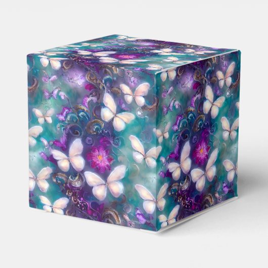 Een mysterie met een vlinderreeks, ontwerp 1 bedankdoosjes (Achterkant)