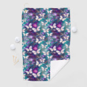 Een mysterie met een vlinderreeks, ontwerp 1 golfhanddoek (Insitu)