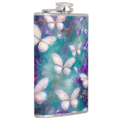 Een mysterie met een vlinderreeks, ontwerp 1 heupfles (Rechts)