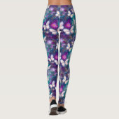 Een mysterie met een vlinderreeks, ontwerp 1 leggings (Achterkant)