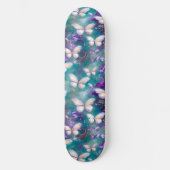 Een mysterie met een vlinderreeks, ontwerp 1 persoonlijk skateboard (Voorkant)
