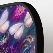 Een mysterie met een vlinderreeks, ontwerp 1 pickleball paddle (Links Detail)