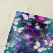 Een mysterie met een vlinderreeks, ontwerp 1 strandlaken (In situ)