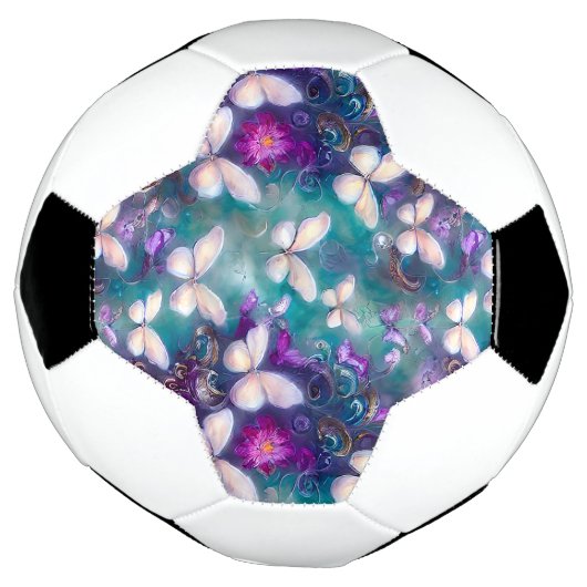 Een mysterie met een vlinderreeks, ontwerp 1 voetbal (Gedraaid)