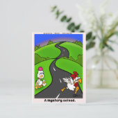 Een mysterie opgelost briefkaart (Staand voorkant)