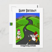 Een mysterie opgelost briefkaart (Voorkant / Achterkant)