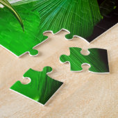 Een mysterieuze roodharige vrouw legpuzzel (Zijkant)