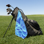 Een mystieke blauwe mist golfhanddoek (Groen)
