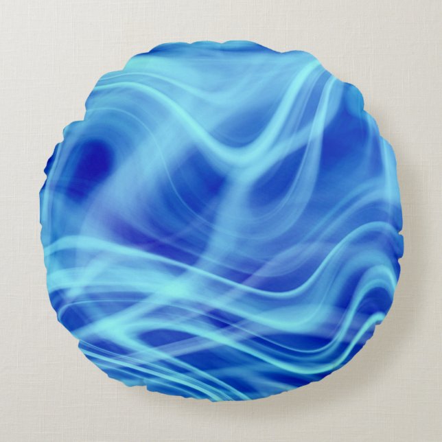 Een mystieke blauwe mist rond kussen (Voorkant)