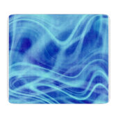 Een mystieke blauwe mist snijplank (Voorkant)