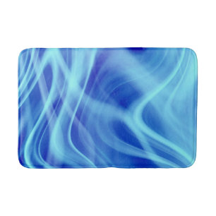 Een mystieke blauwe nevel badmat