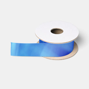 Een mystieke blauwe nevel satijnen lint