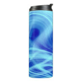 Een mystieke blauwe nevel thermosbeker (Gedraaid links)