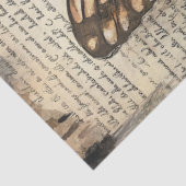 Een mystieke Lavendel Sprookjesserie Ontwerp #8 Tissuepapier (Detail)