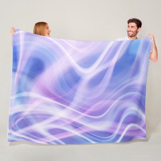 Een mystieke pastelnevel fleece deken (In situ)