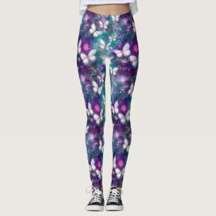 Een mystieke vlinder serie ontwerp 1 leggings