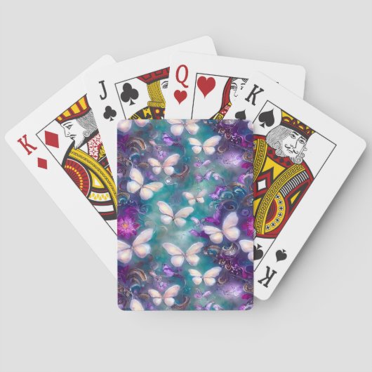 Een mystieke vlinder serie ontwerp 1 pokerkaarten (Achterkant)