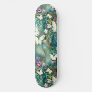 Een mystieke vlinder serie ontwerp 3 persoonlijk skateboard