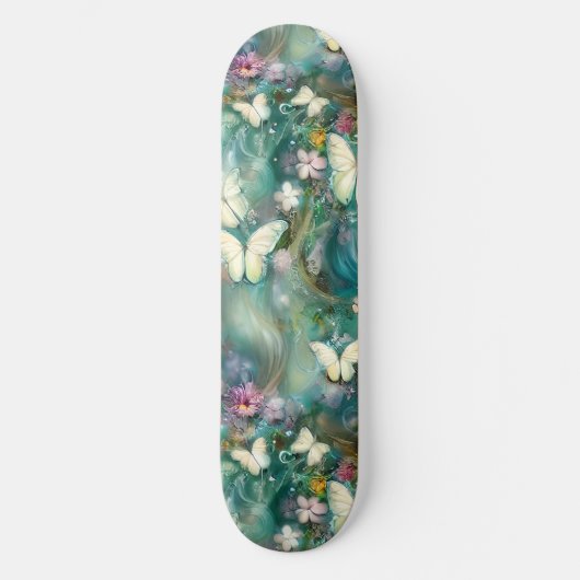 Een mystieke vlinder serie ontwerp 3 persoonlijk skateboard (Voorkant)