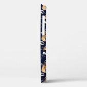 Een naadloos patroon met bloemen in folklare vorm. Case-Mate iPhone case (Achterkant / Links)