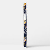 Een naadloos patroon met bloemen in folklare vorm. Case-Mate iPhone case (Achterkant / Rechts)