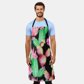 Een naadloos patroon met sachels. Waterverf cactu Schort (Gedragen)