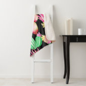 Een naadloos patroon met sachels. Waterverf cactu Sherpa Deken (In situ)