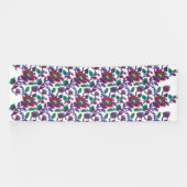 Een naadloos, symmetrisch patroon met herhaling spandoek (Horizontaal)