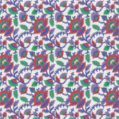 Een naadloos, symmetrisch patroon met herhaling sticker (Voorkant)