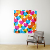 Een naadloze  liefdesachtergrond in voorhoofd wandkleed (In situ)