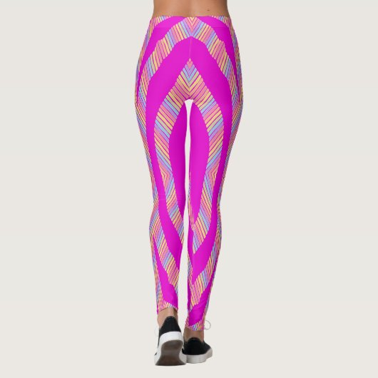 Een naadloze "Ratti_Creative_Arts" Leggings (Achterkant)