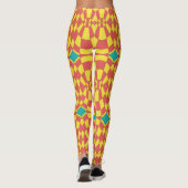 Een  naadloze "Ratti_Creative_Arts" Leggings (Achterkant)