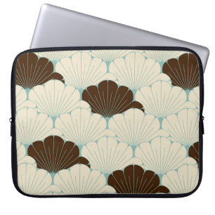 een naadloze tegel in Japanse stijl met exotische Laptop Sleeve