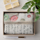 Een naai- Junk Journal-serie ontwerp #14 Tissuepapier (Geschenk)