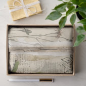 Een naaien Junk Journal Series Design #11 Tissuepapier (Geschenk)