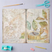 Een naaien Junk Journal Series Design #2 Tissuepapier (Craft)