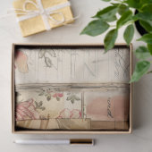 Een naaien Junk Journal Series Design #3 Tissuepapier (Geschenk)